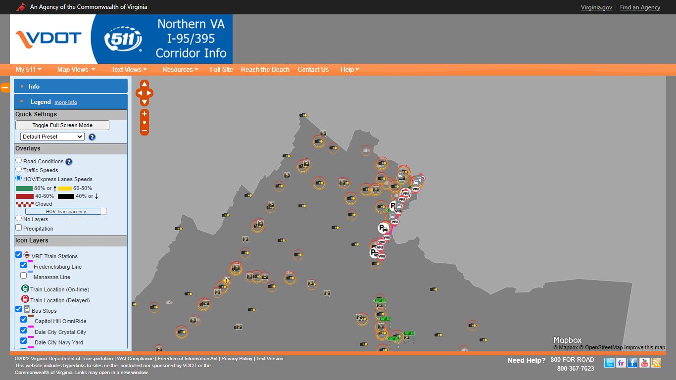 Northern Virginia I-95/395 Corridor Info