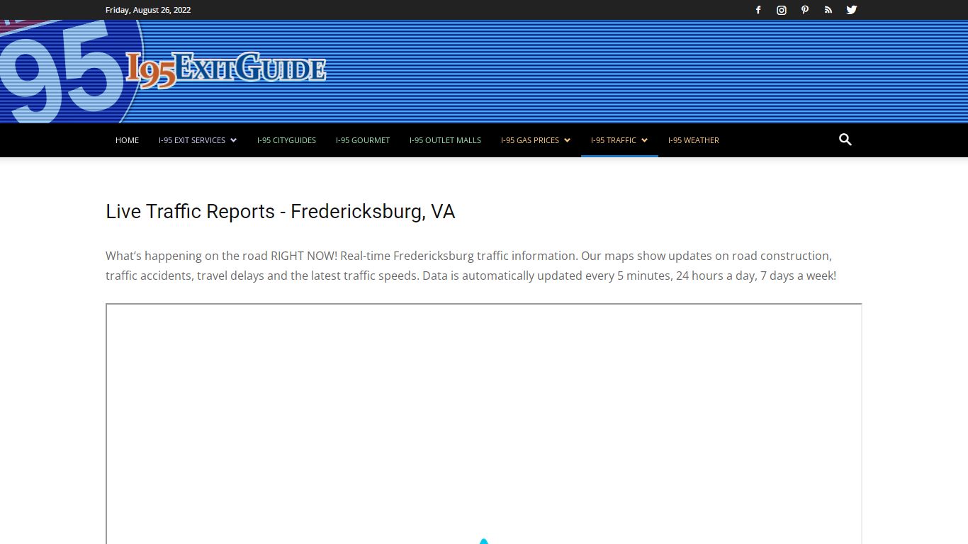 Fredericksburg Traffic | I-95 Exit Guide